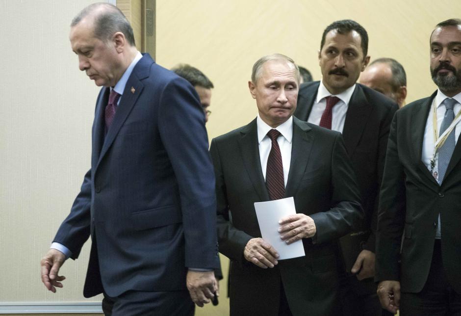 Russia's President Putin meets with Turkey's President Erdogan in Sochi